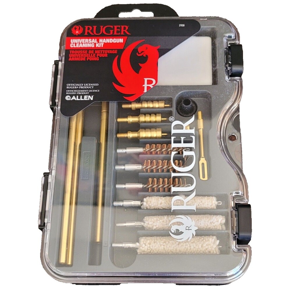 Allen Ruger Universal Handgun Cleaning Kit 18 Piece 380ACP to .45ACP 27836